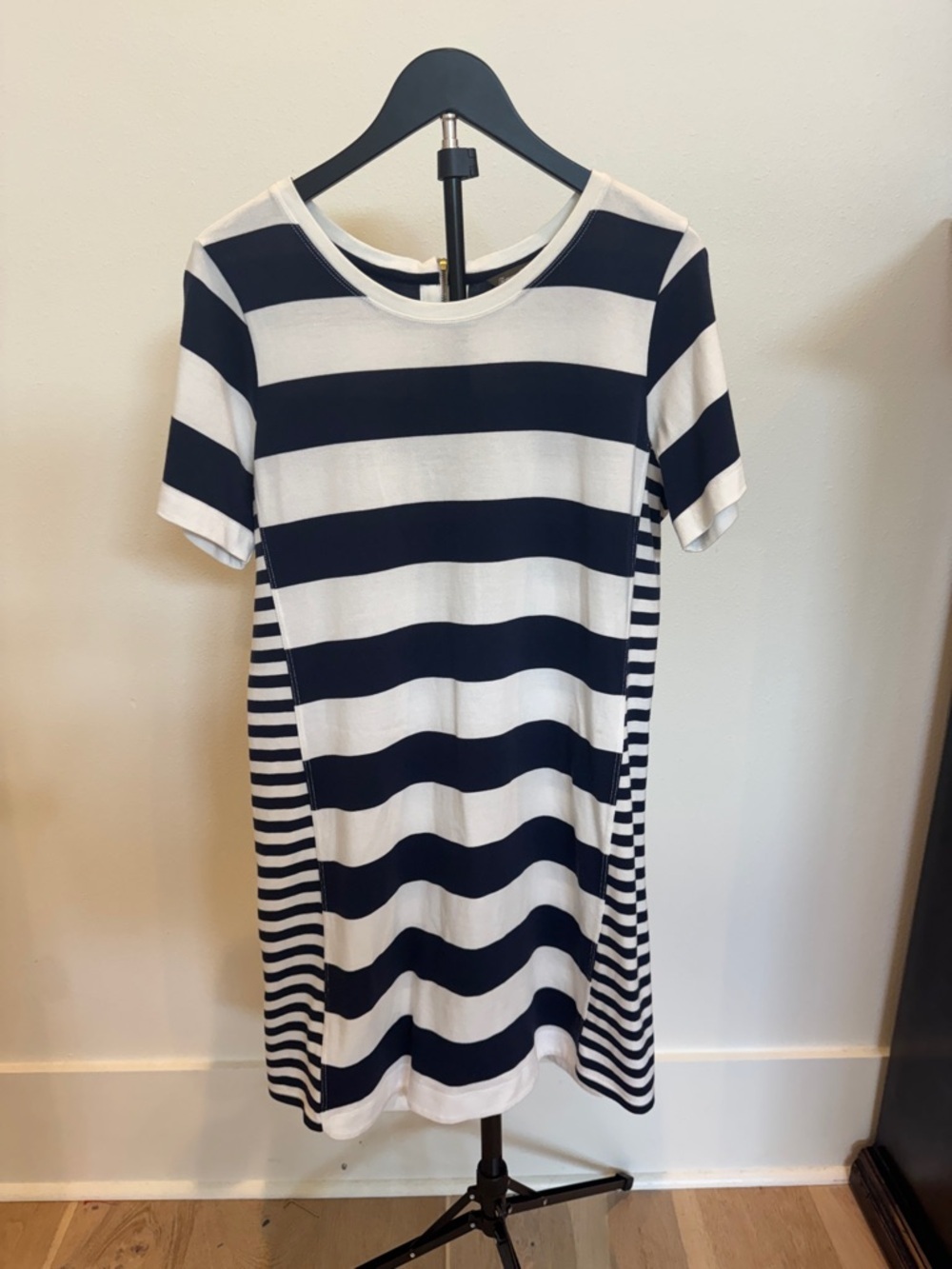 Tommy Bahama Navy & White Striped Crewneck dress
